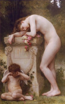 Classic Nude Painting - Douleur damour William Adolphe Bouguereau nude